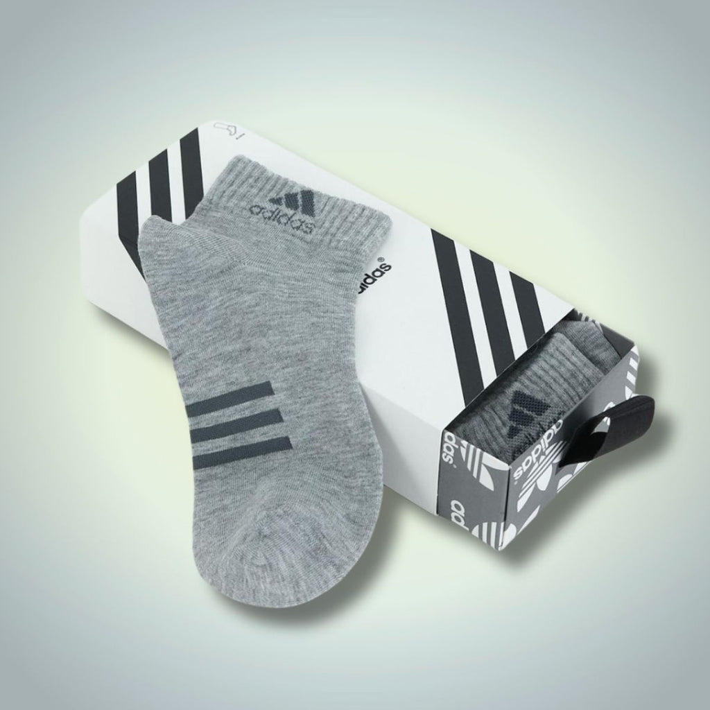 Adidas Sada 6 pánskych členkových ponožiek, 40-45. Čierna, sivá, biela. Prémiová kvalita