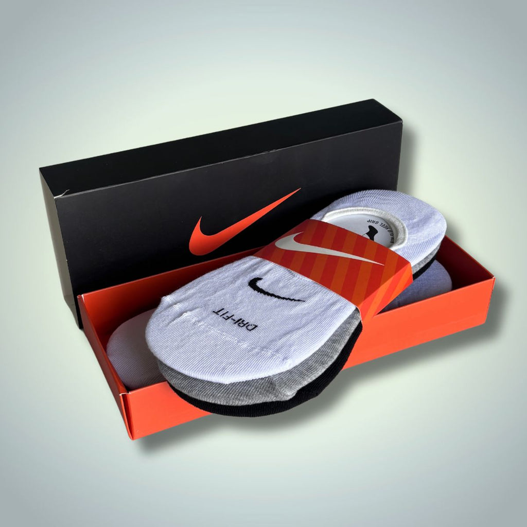 Nike Sada 6 pánskych neviditeľných ponožiek , 40-45. Čierna, sivá, biela. Prémiová kvalita