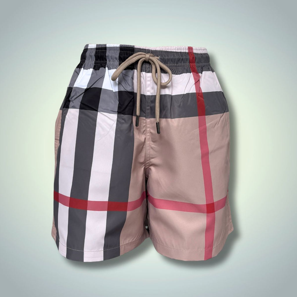 Pánske plavecké šortky Burberry. Béžové. Prémiová kvalita