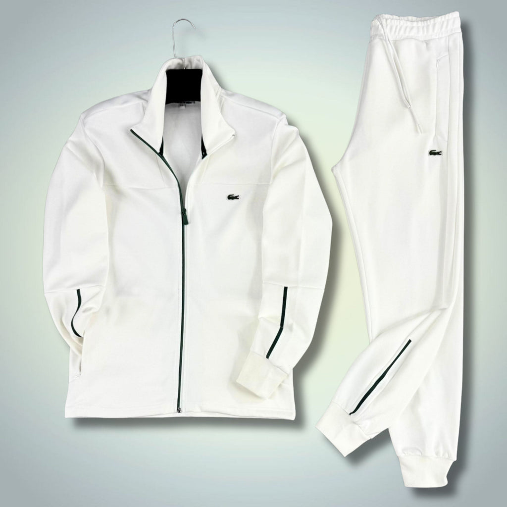 Pánska tepláková súprava Lacoste, biela. 2025. Prémiová kvalita