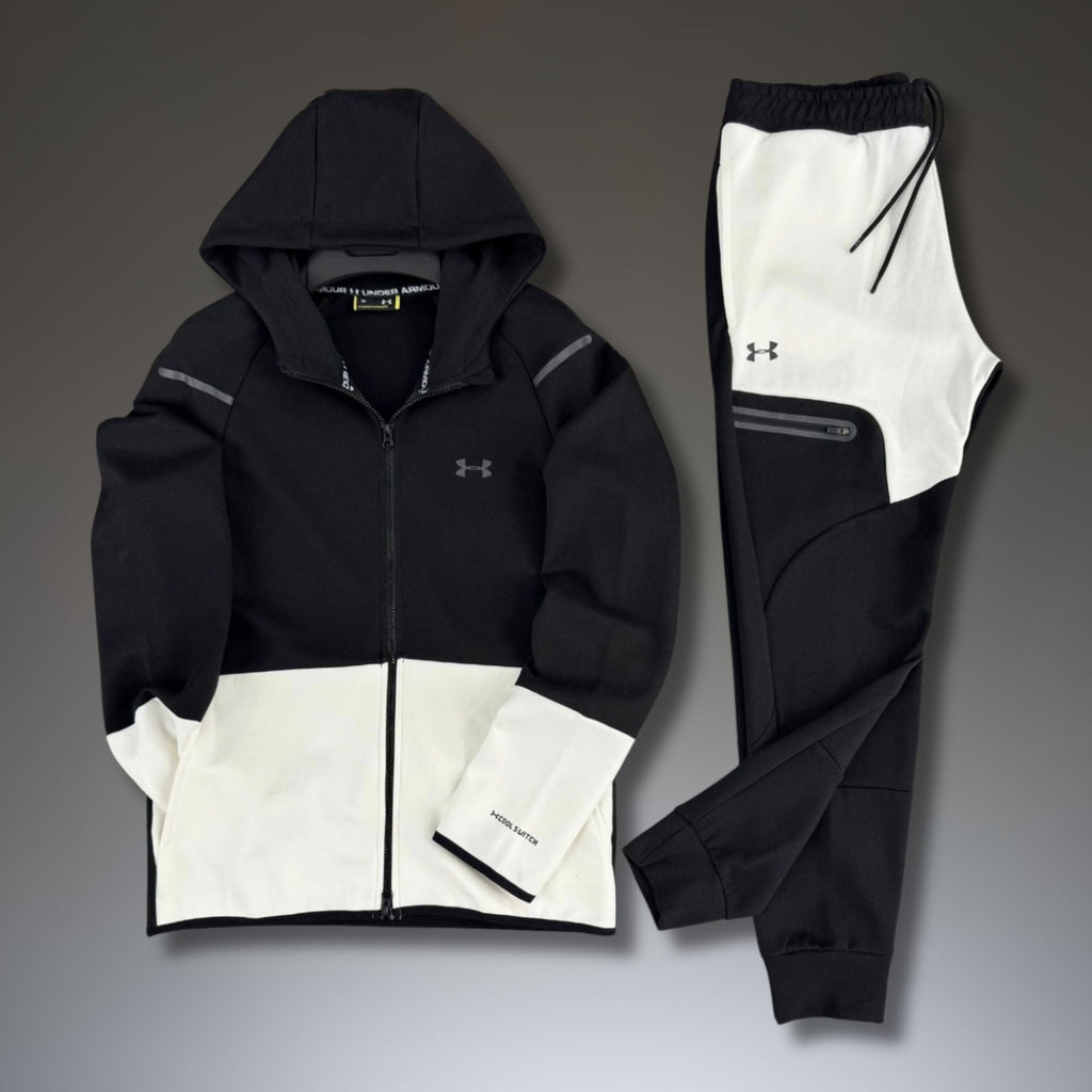 Under Armour Pánsky športový set. Čierny-biely