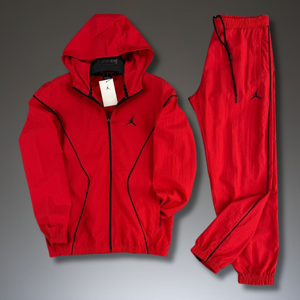 Pánska tkaná tepláková súprava Jordan, červená, prémiová kvalita