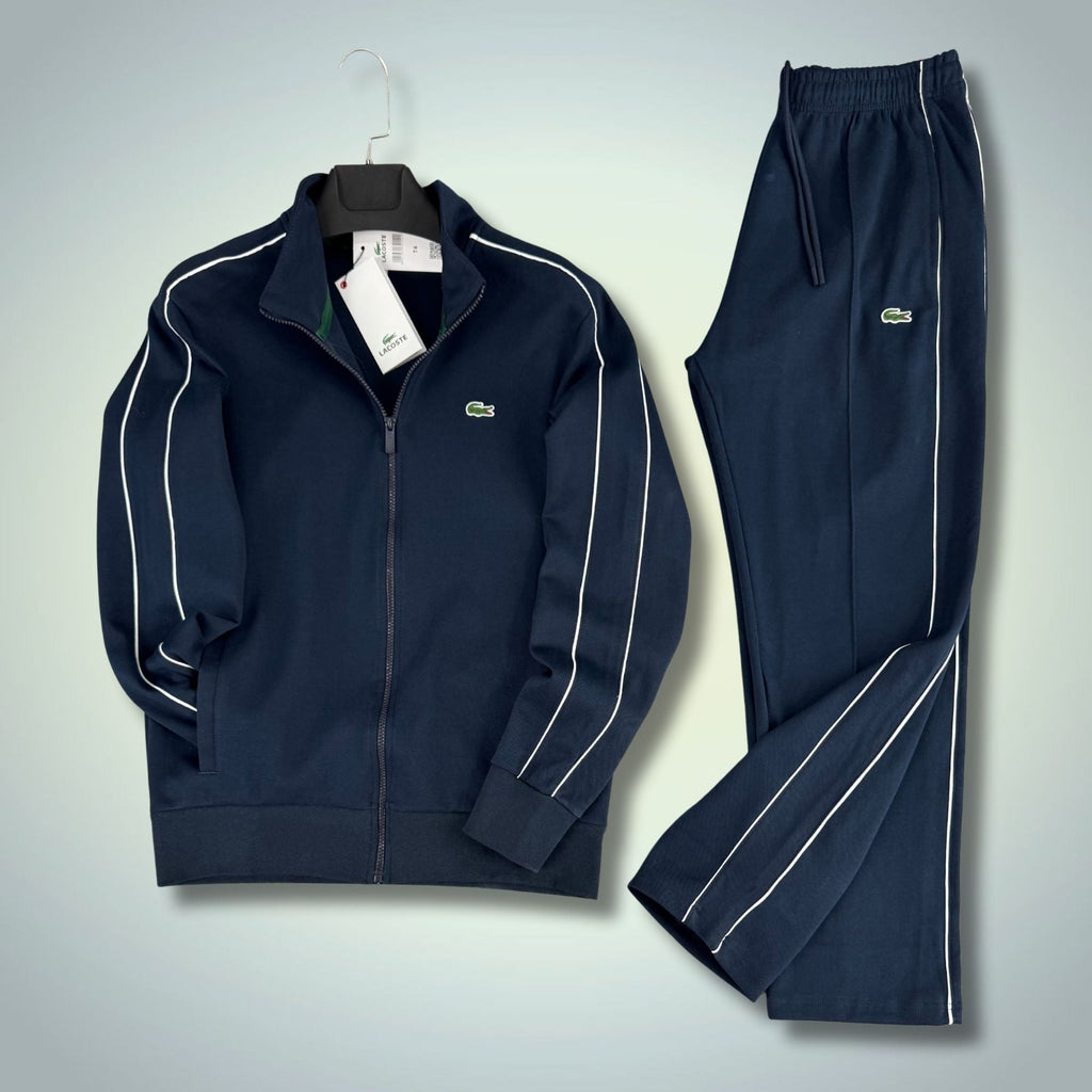 Pánska klasická tepláková súprava Lacoste, tmavomodrá, prémiová kvalita