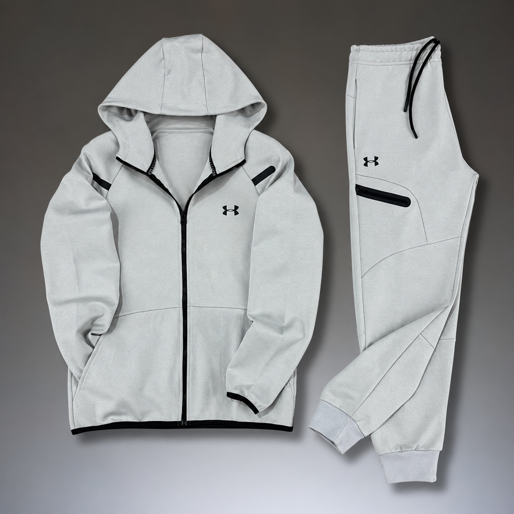Under Armour pánska športová súprava s reflexnými prvkami, svetlosivá. Prémiová kvalita