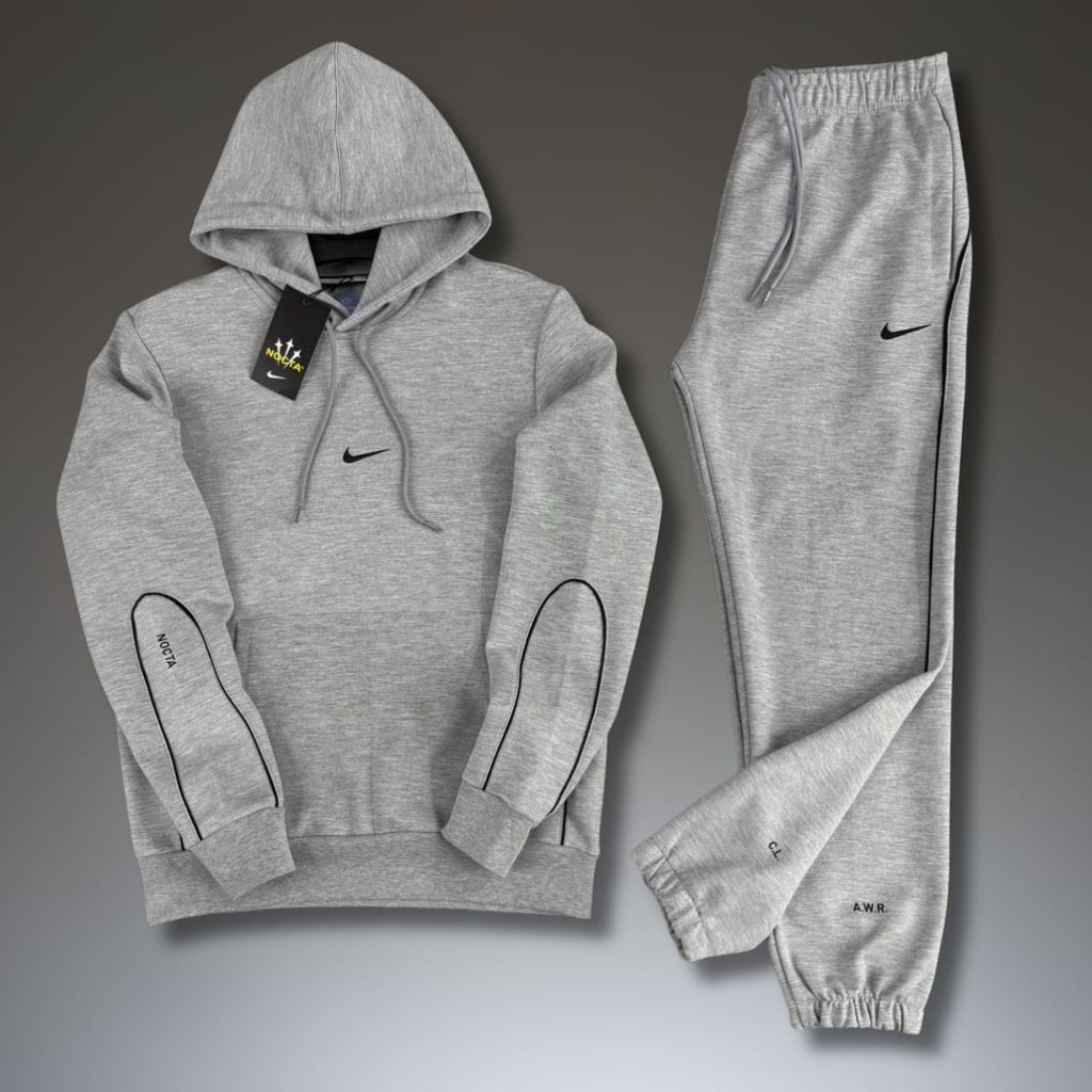 Nike Nocta pánska tepláková súprava s kapucňou, klasická sivá. Prémiová kvalita