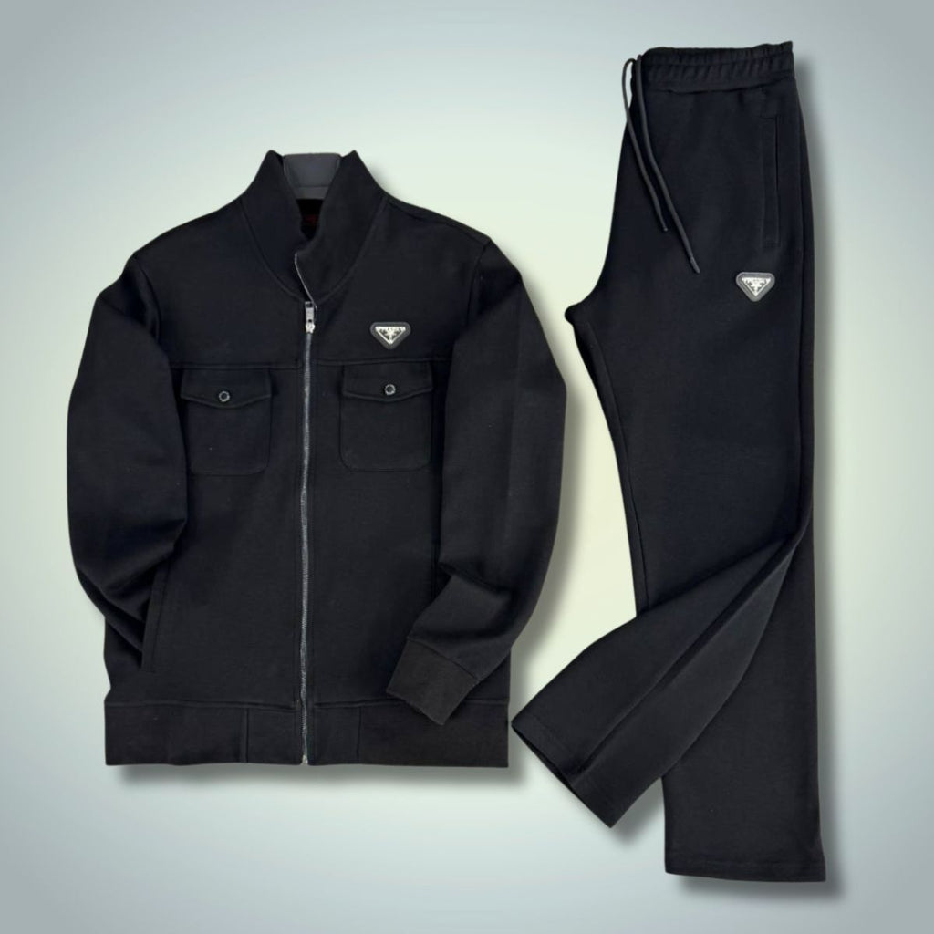 Pánska tepláková súprava PRD, čierna. Prémiová kvalita