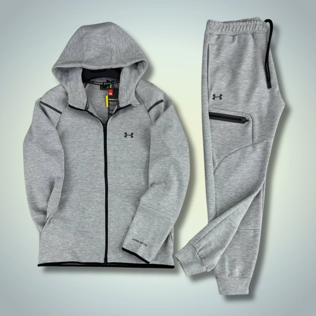 Pánská tepláková súprava Under Armour, reflexná, klasická sivá. Prémiová kvalita