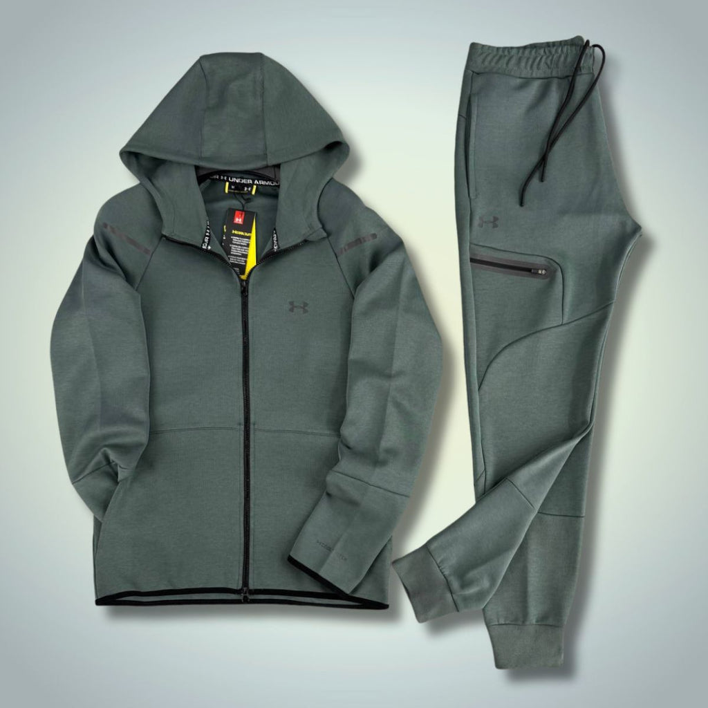 Pánská tepláková súprava Under Armour, reflexná, šalviovo zelené. Prémiová kvalita