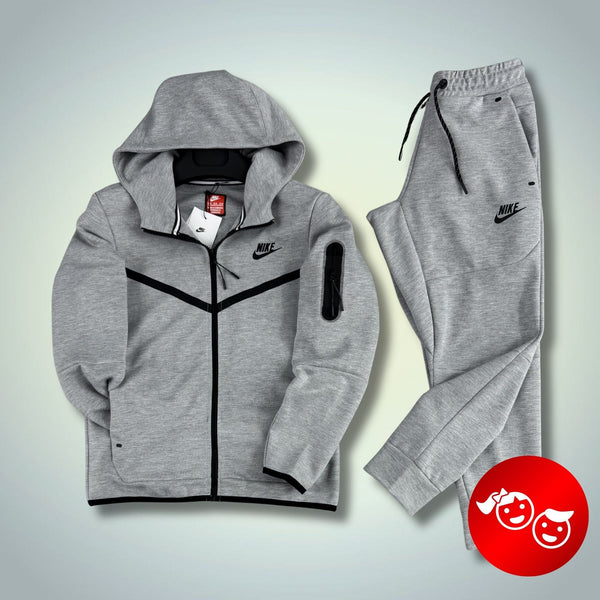 Detský športový komplet Nike Tech Fleece, klasicky sivý. 2024. Prémiová kvalita