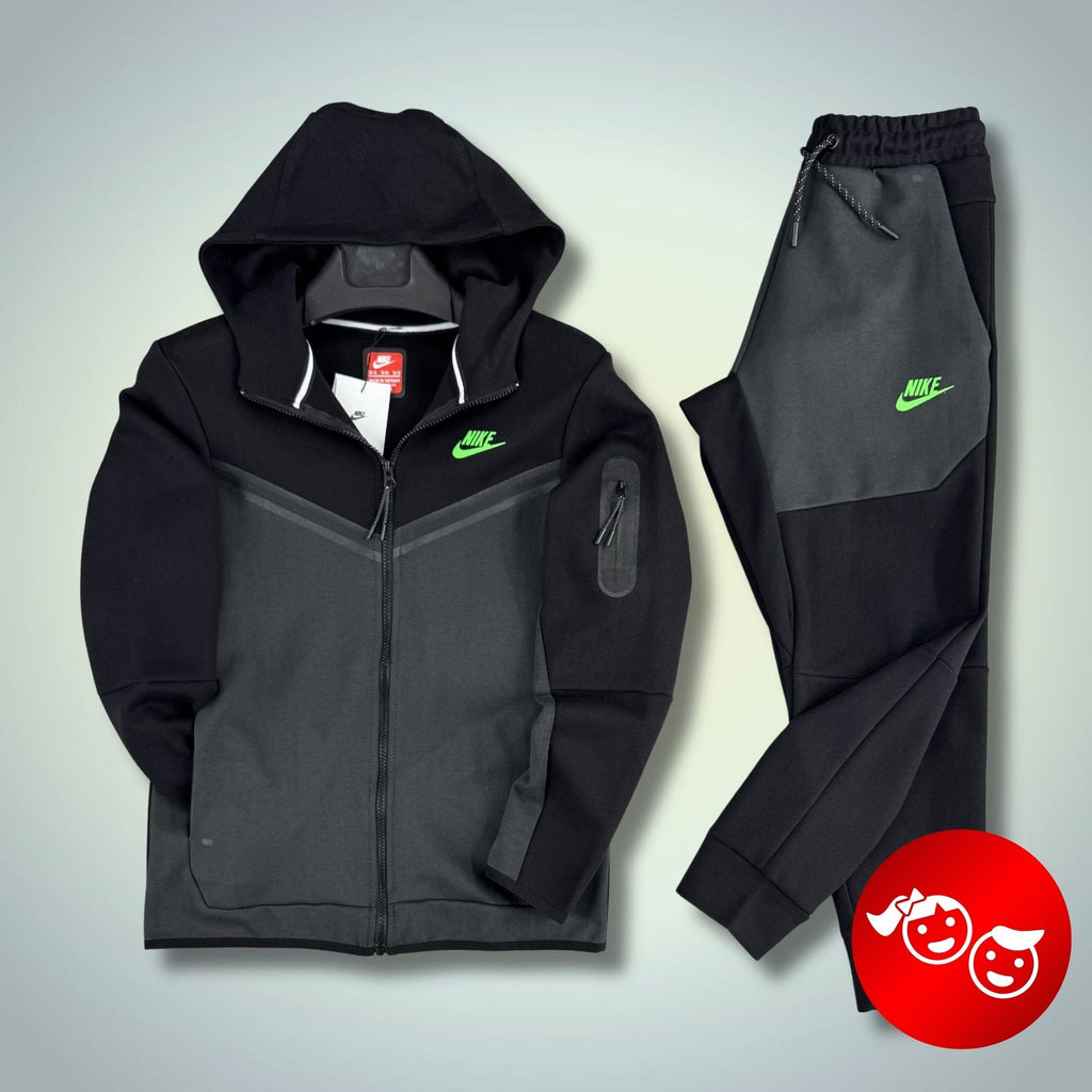 Nike Tech Fleece detská športová súprava, čierno-grafitová. Premium kvalita