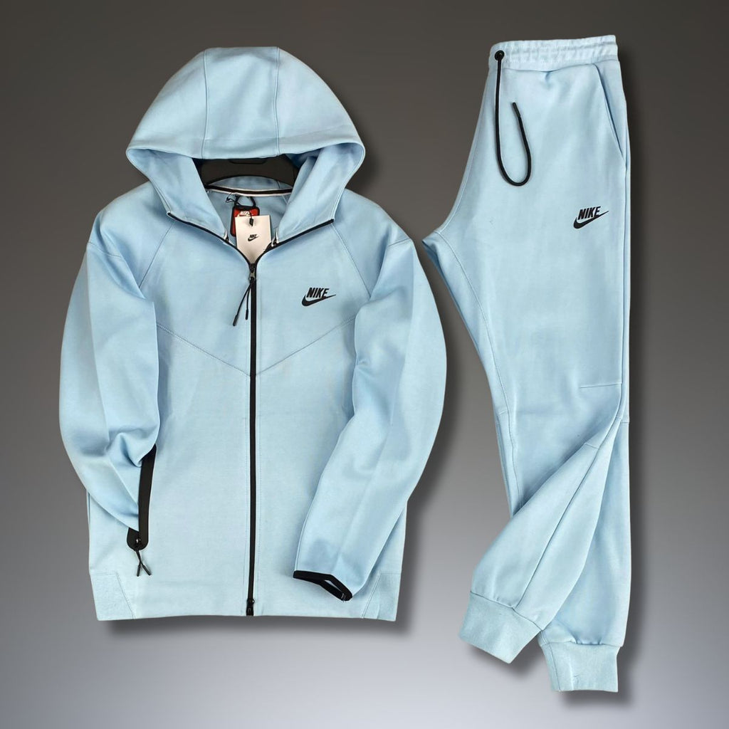 Pánska tepláková súprava Nike Tech Fleece, svetlomodrá. Model 2023. Prémiová kvalita