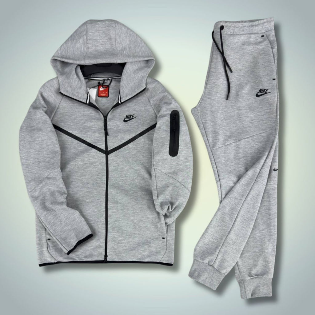 Pánska tepláková súprava Nike Tech Fleece, klasická sivá. Model 2024. Prémiová kvalita