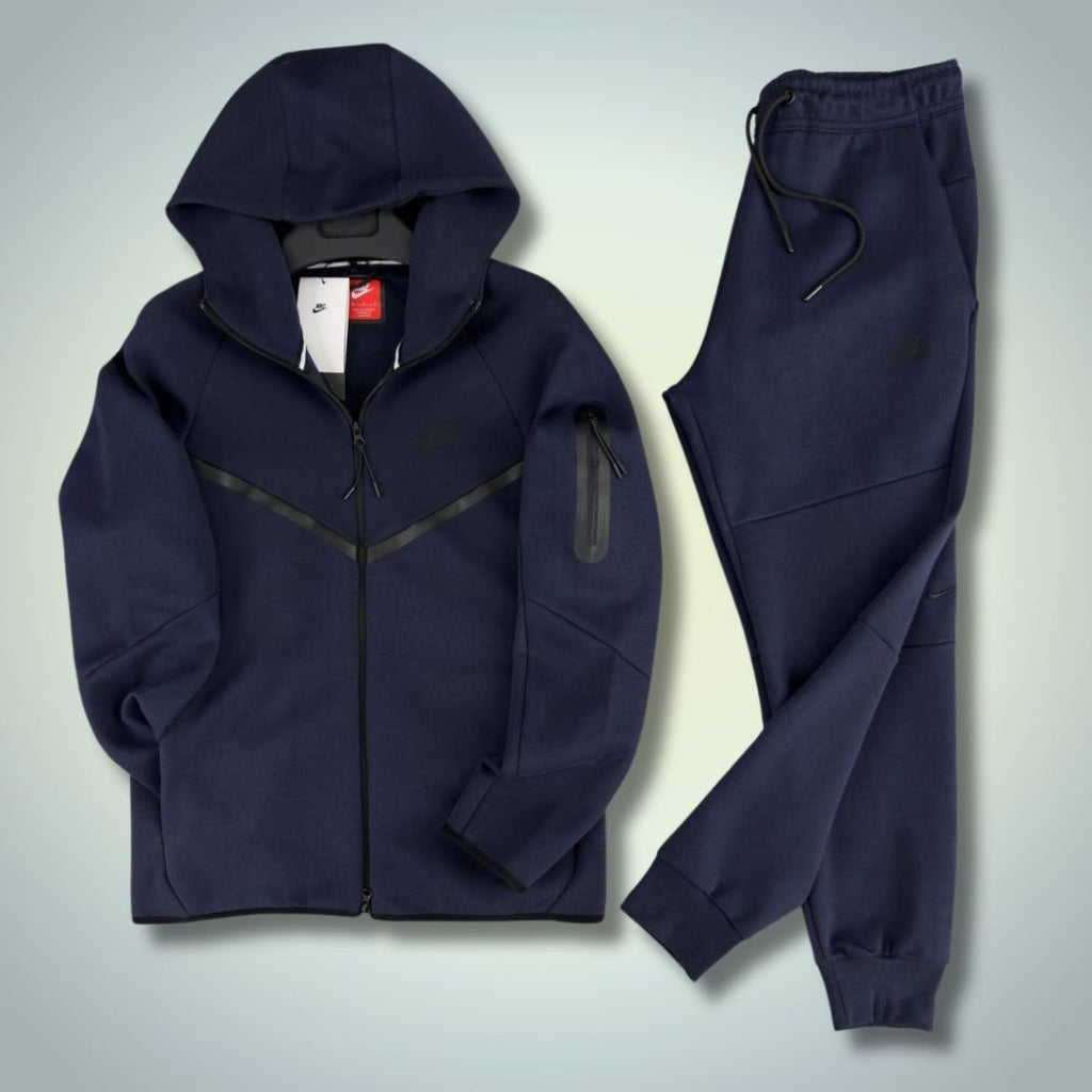 Pánska tepláková súprava Nike Tech Fleece, tmavomodrá. Model 2024. Prémiová kvalita