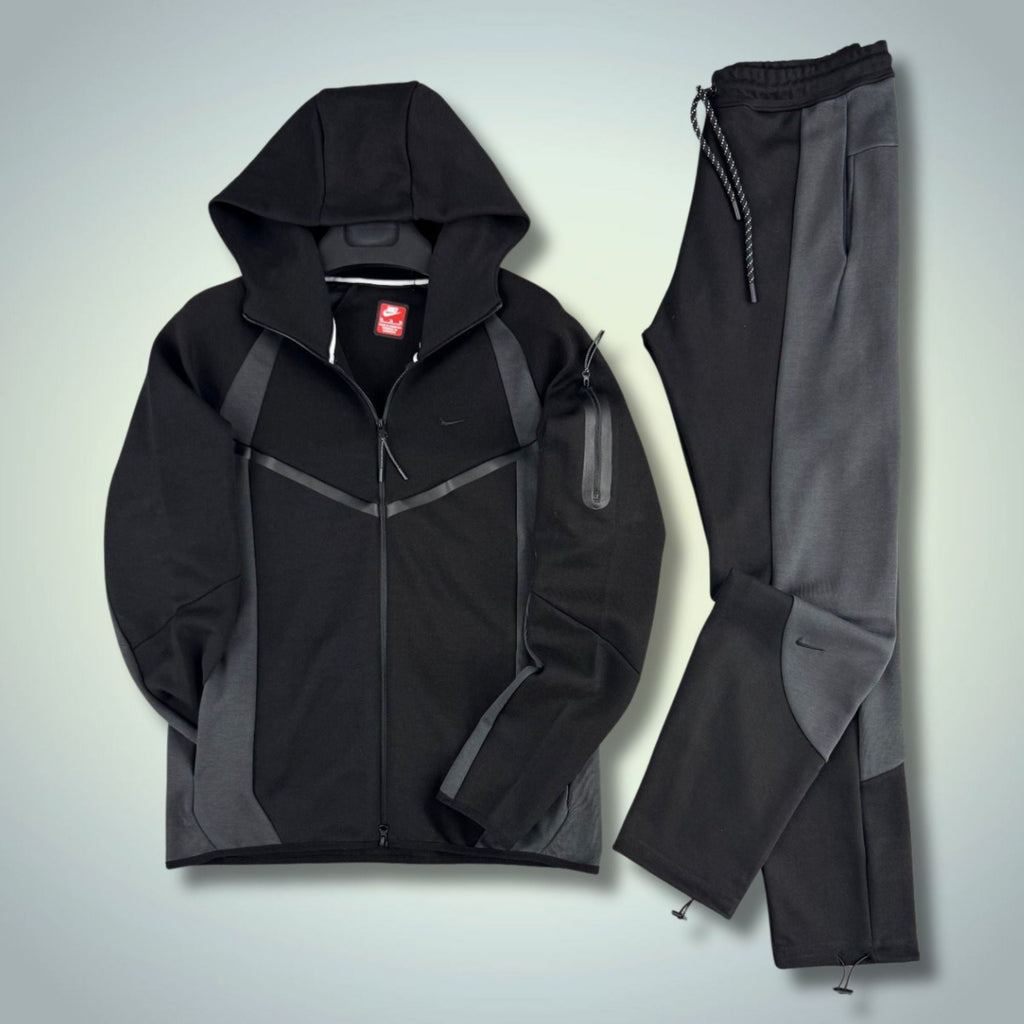 Pánska tepláková súprava Nike Tech Fleece, čierno-grafitová, model 2026, prémiová kvalita