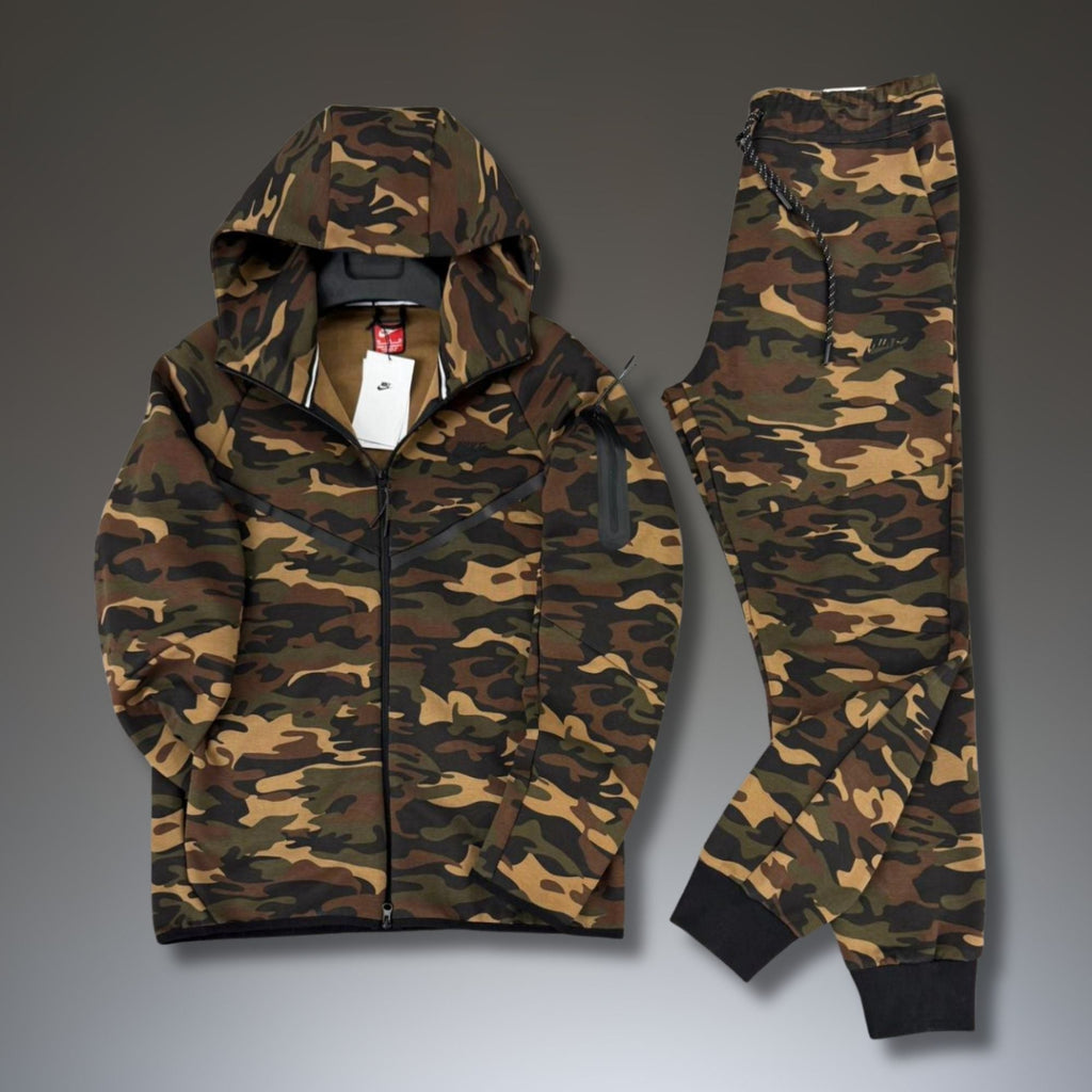 Pánska tepláková súprava Nike Tech Fleece, vojenská zelená, model 2024, prémiová kvalita