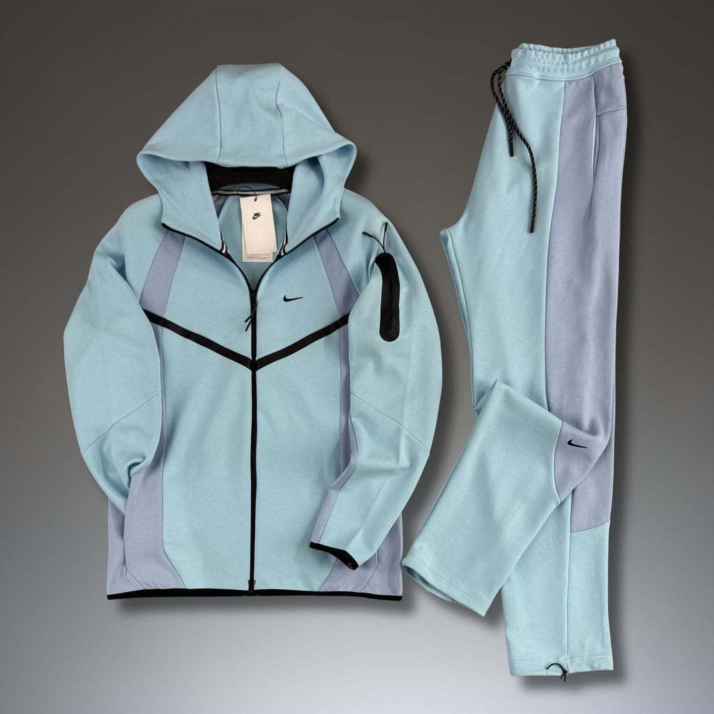 Pánska tepláková súprava Nike Tech Fleece, svetlomodrá, model 2026, prémiová kvalita