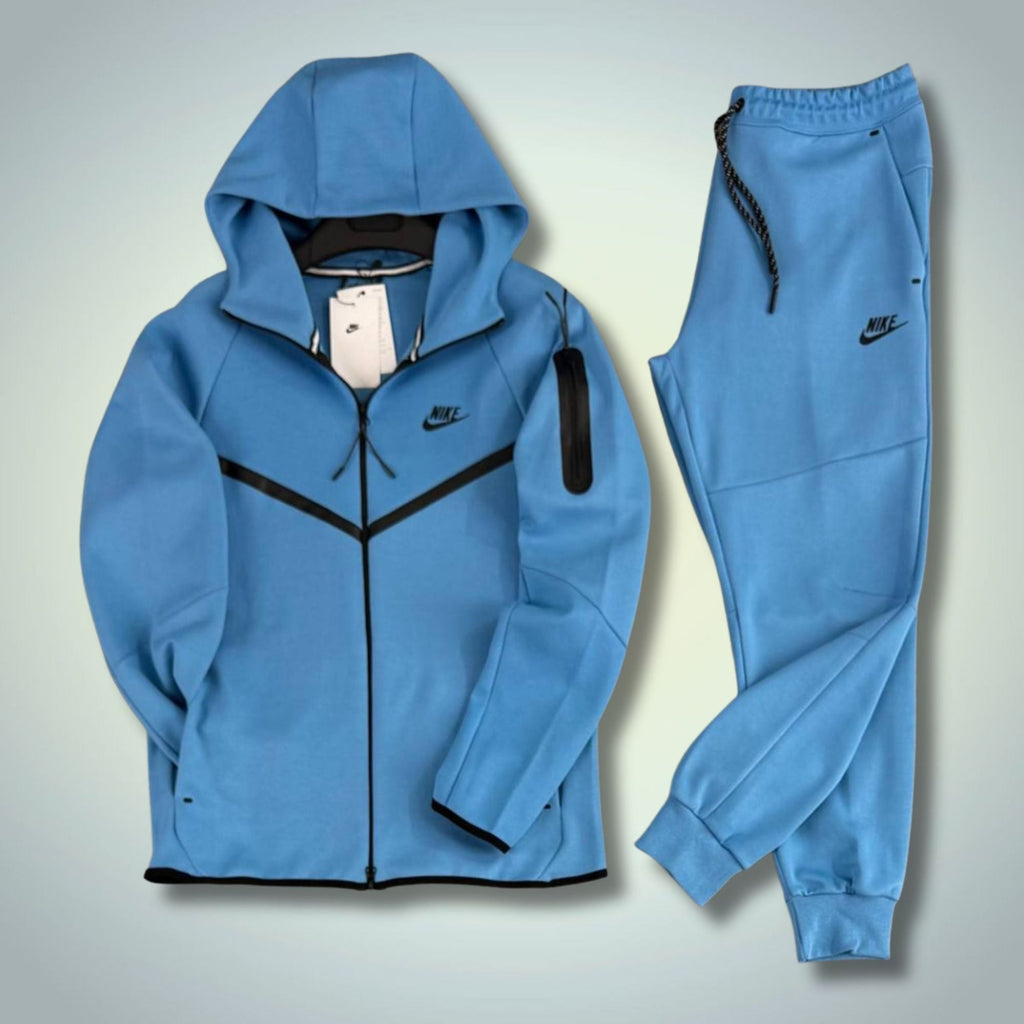Pánska tepláková súprava Nike Tech Fleece, modrá, model 2024, prémiová kvalita