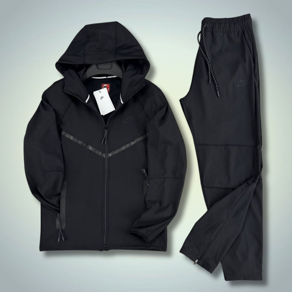 Nike Tech Fleece pánska nepremokavá športová súprava, čierna. Prémiová kvalita