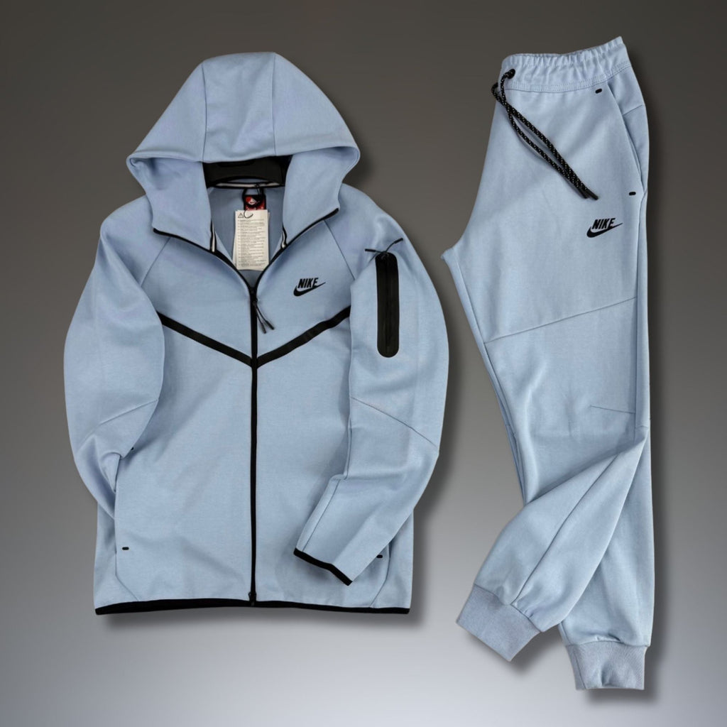 Nike Tech Fleece pánska tepláková súprava, svetlomodrá. Model 2024. Prémiová kvalita