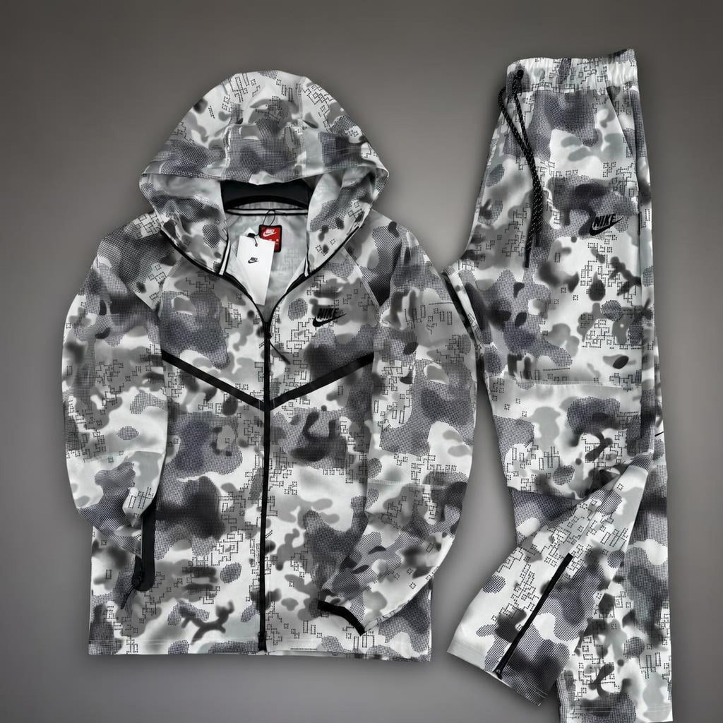 Nike Wooven Tech Fleece pánska tepláková súprava, sivá. Prémiová kvalita