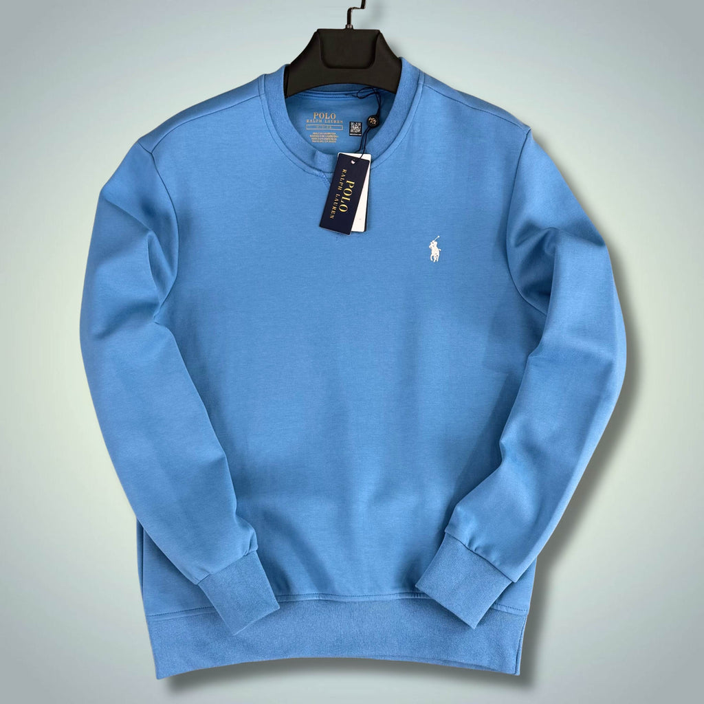 Pánska mikina Ralph Lauren, svetlomodrá. Prémiová kvalita