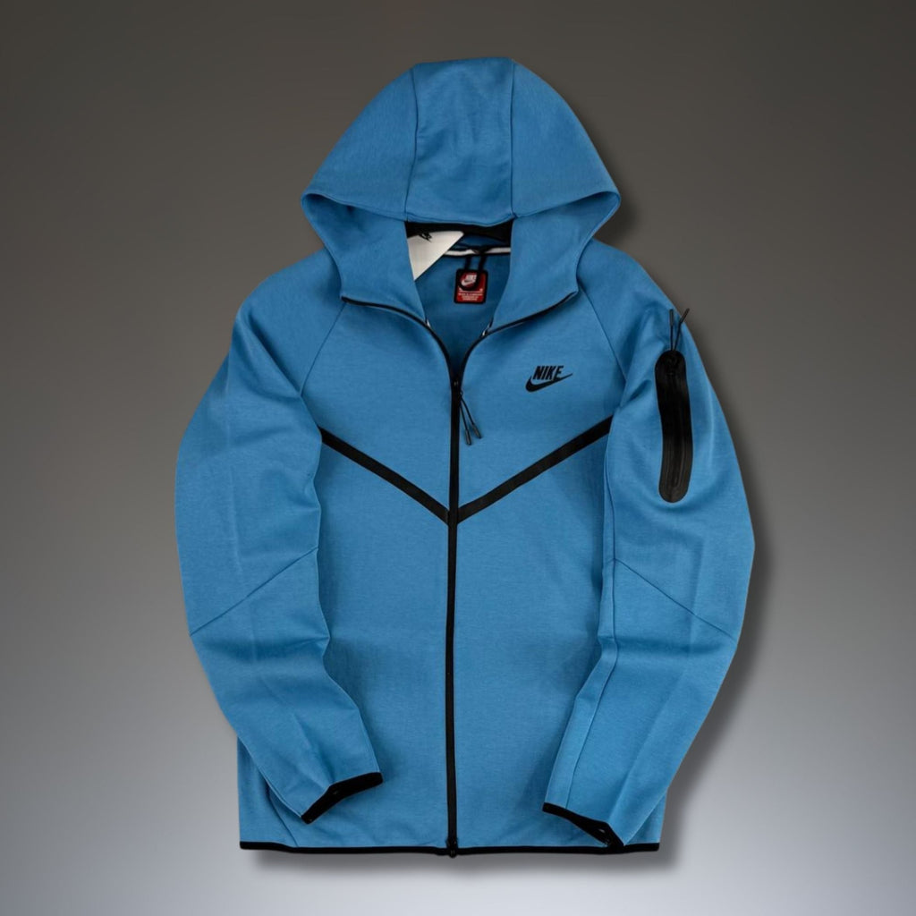 Nike Tech Fleece pánska mikina, modrá. Model 2024. Premium kvalita