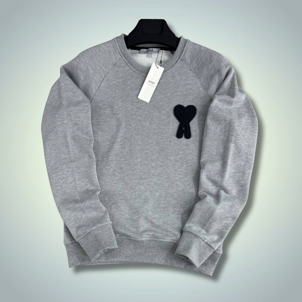 Pánska mikina AM, klasická sivá. Prémiová kvalita