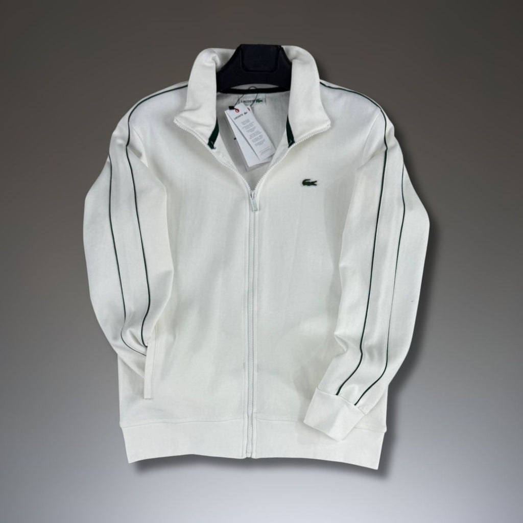 Pánska mikina Lacoste, biela. Prémiová kvalita