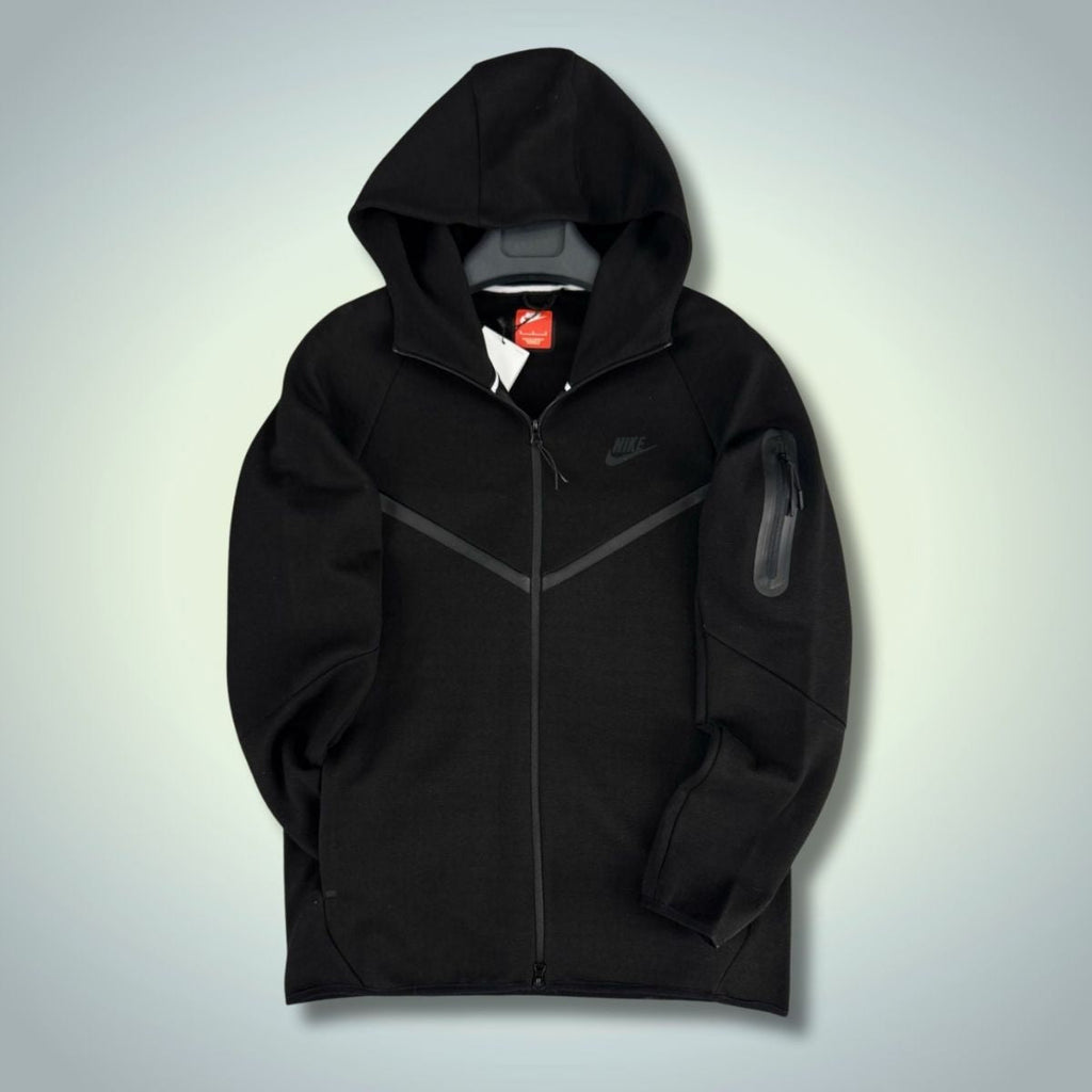 Pánska mikina Nike Tech Fleece, čierna. Model 2024.Prémiová kvalita
