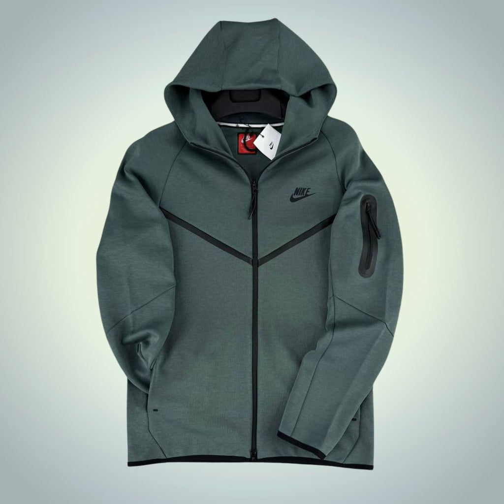 Pánska mikina Nike Tech Fleece, šalviovo zelené, Model 2024. Prémiová kvalita