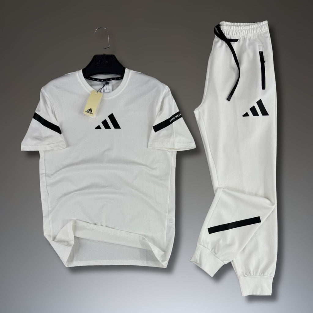 Adidas pánska letná tepláková súprava, biela. 2026. Prémiová kvalita