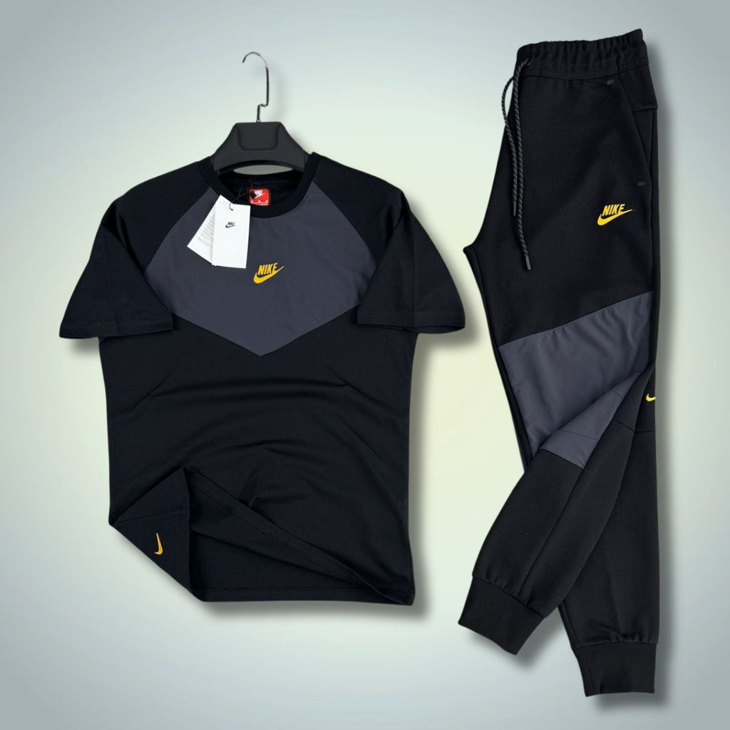 Nike Tech Fleece pánska letná tepláková súprava, čierna-grafit. 2026. Prémiová kvalita