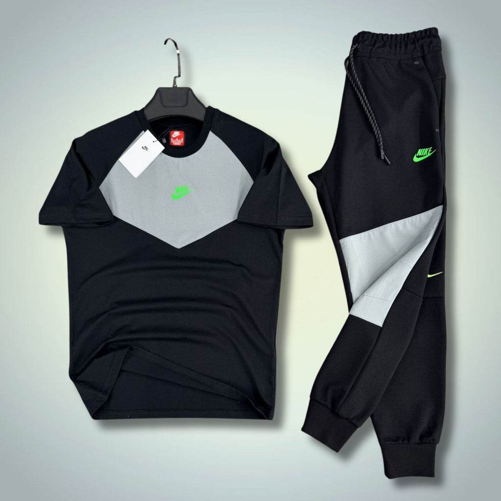 Nike Tech Fleece pánska letná tepláková súprava, čierna-sivá. 2026. Prémiová kvalita