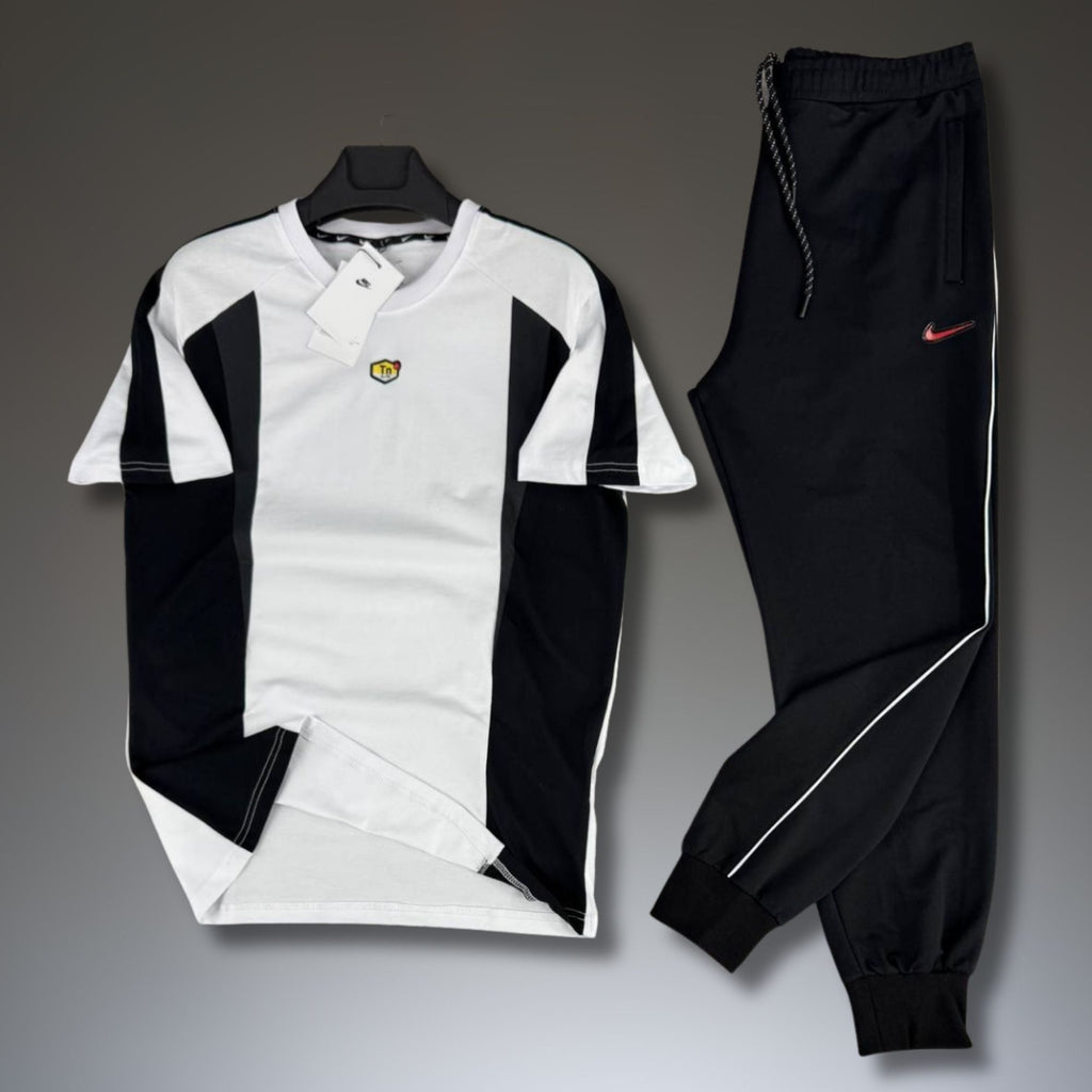 Nike TN pánsky letný športový set, čierno-biely. Premium kvalita