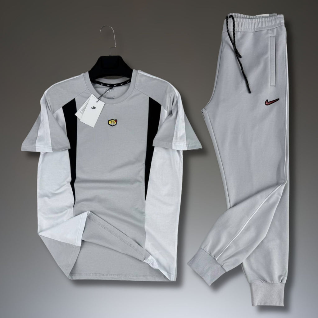 Nike TN pánsky letný športový set, sivý. Premium kvalita