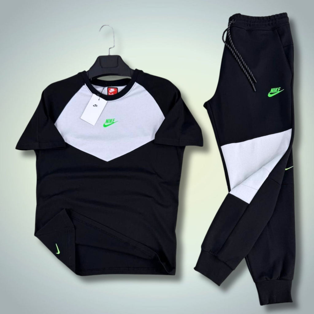 Nike Tech Fleece pánsky letný športový set, čierno-biely. 2026. Premium kvalita