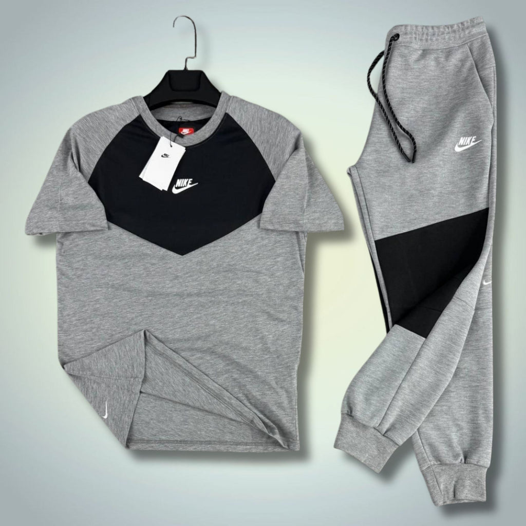 Nike Tech Fleece pánsky letný športový set, klasické šedé-čierne. 2026. Premium kvalita
