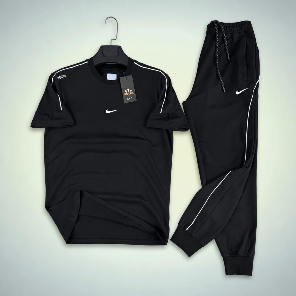 Nike Nocta pánska letná tepláková súprava, čierna. Prémiová kvalita
