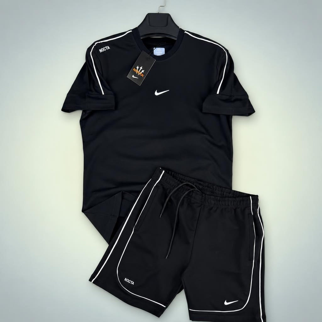 Nike Nocta pánska krátka športová súprava, čierna. Premium kvalita
