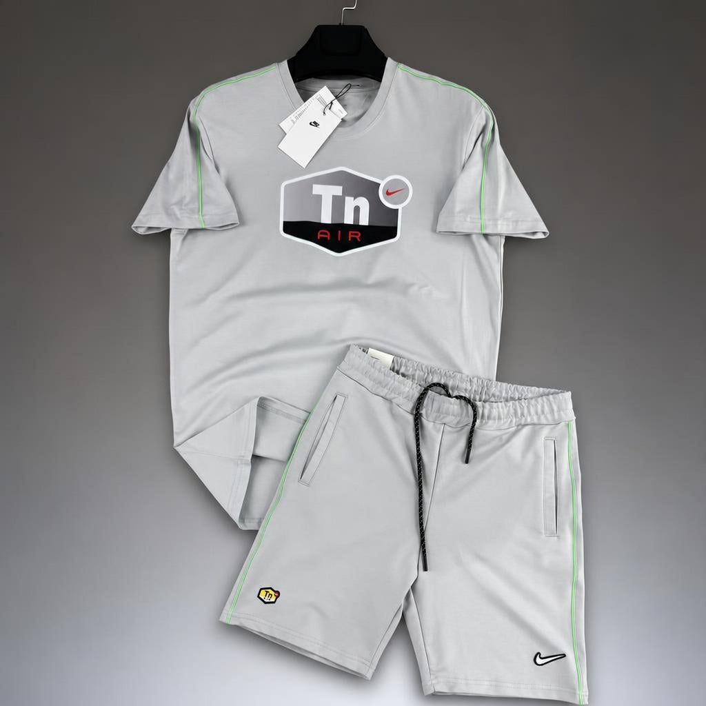 Nike TN Big Logo pánska krátka športová súprava, sivá. Premium kvalita