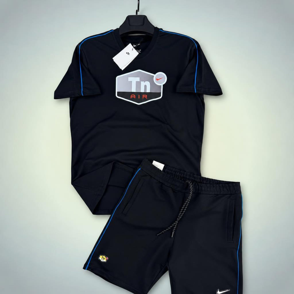 Nike TN Big Logo pánska krátka športová súprava, čierna. Premium kvalita