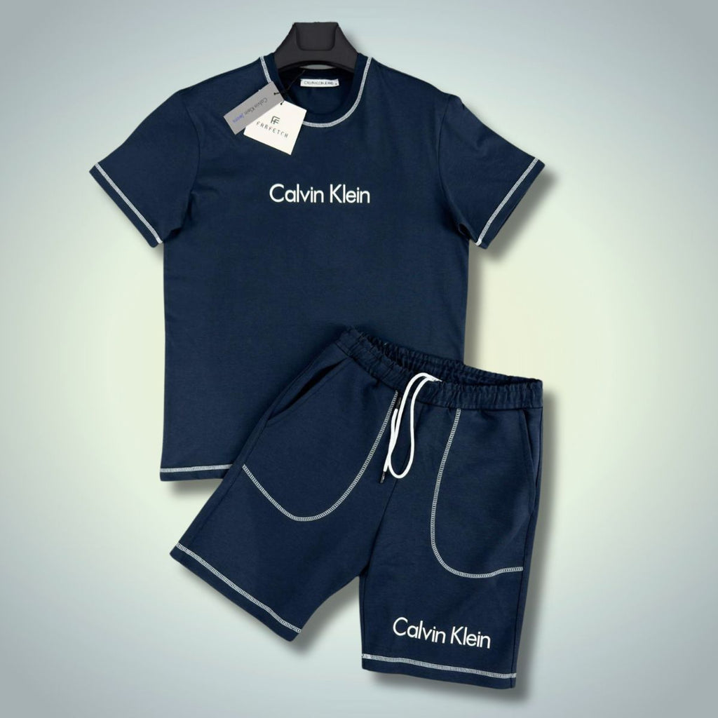 Calvin Klein pánsky set so šortkami, Tmavomodrá. Prémiová kvalita