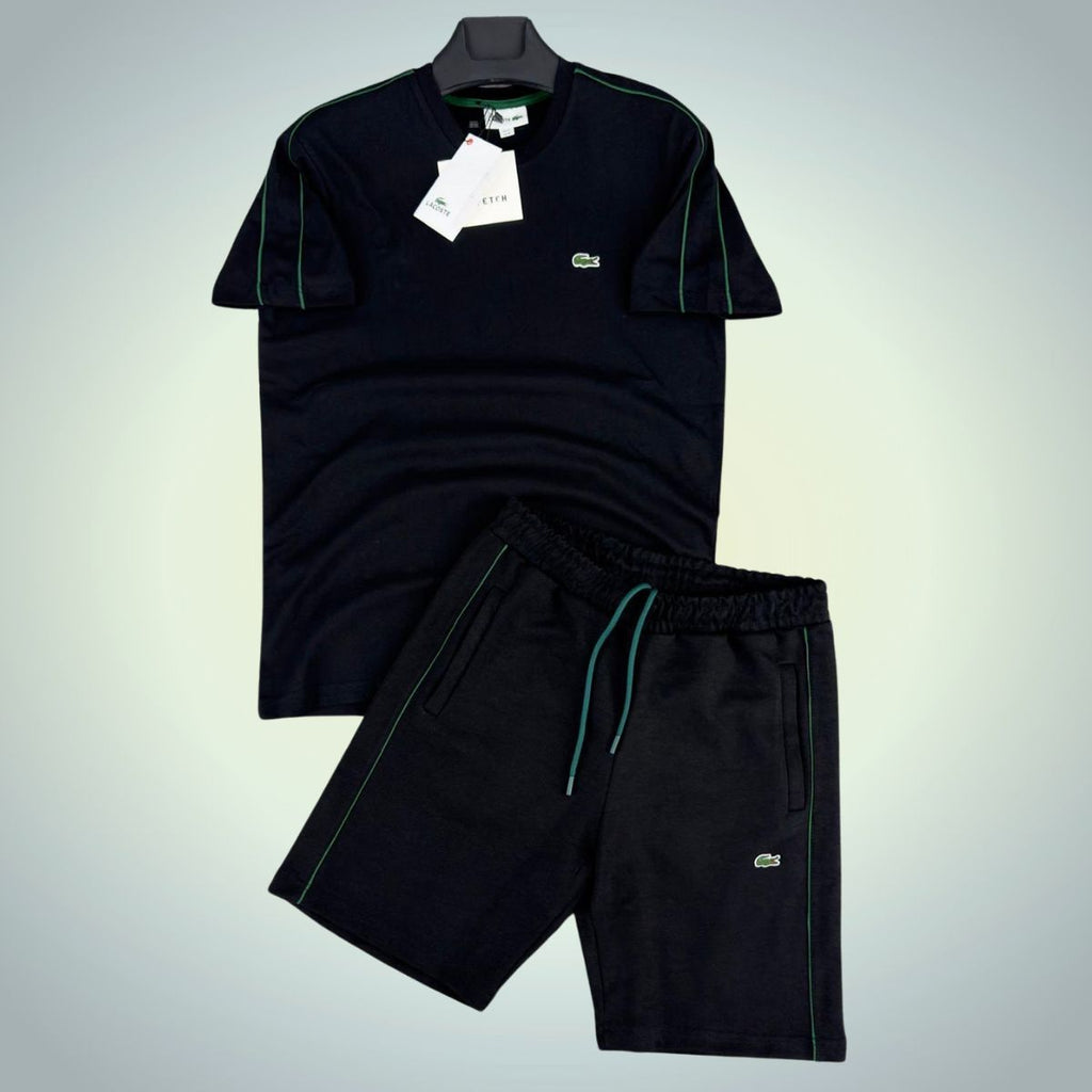 Lacoste pánsky set so šortkami, čierna. Prémiová kvalita