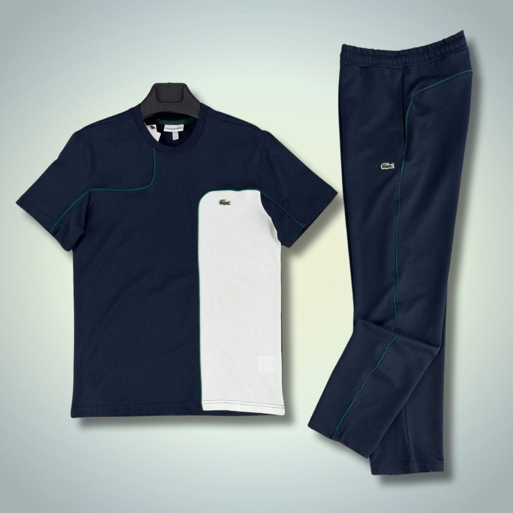 Lacoste pánska letná súprava, modrá - biela. Model 2025. Prémiová kvalita