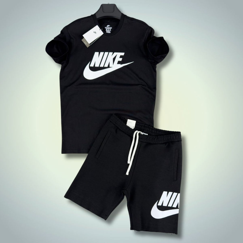 Nike pánsky set so šortkami, čierna. Factory outlet