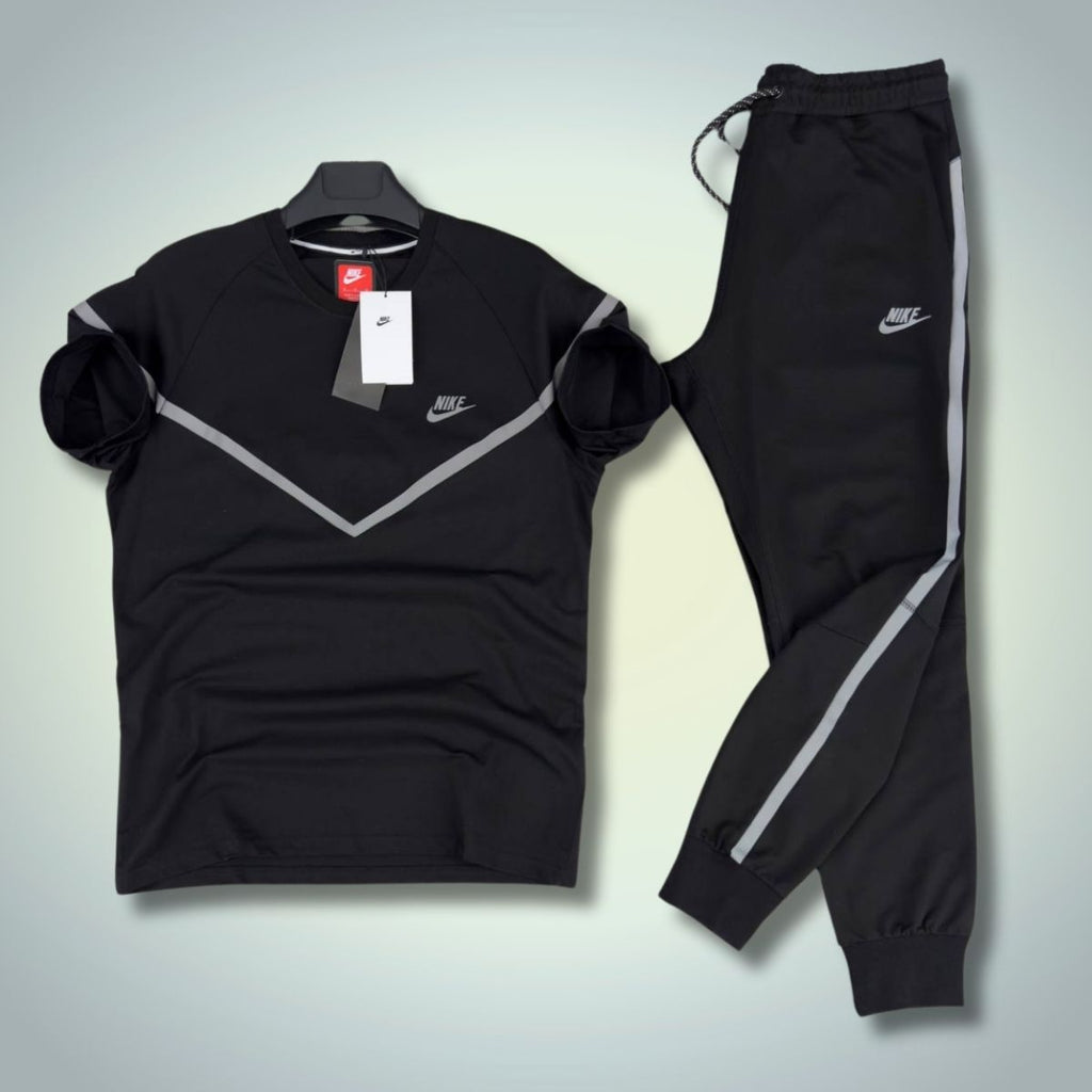 Pánska letná súprava Nike Reflective Tech Fleece, čierna. Prémiová kvalita