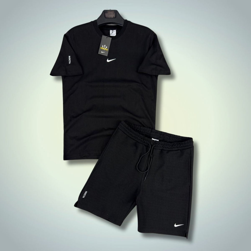 Pánska súprava Nike Nocta so šortkami, čierna. Prémiová kvalita