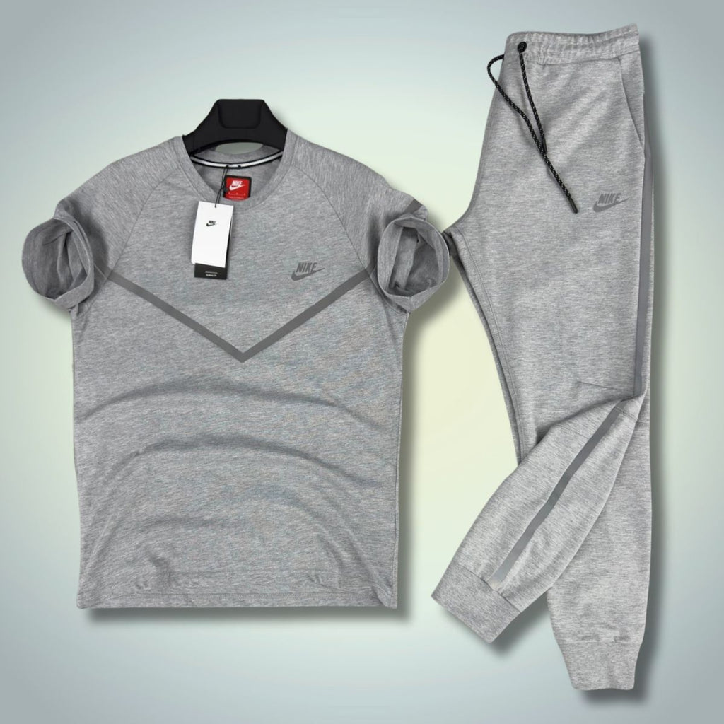 Pánska letná súprava Nike Reflective Tech Fleece, klasická sivá. Prémiová kvalita