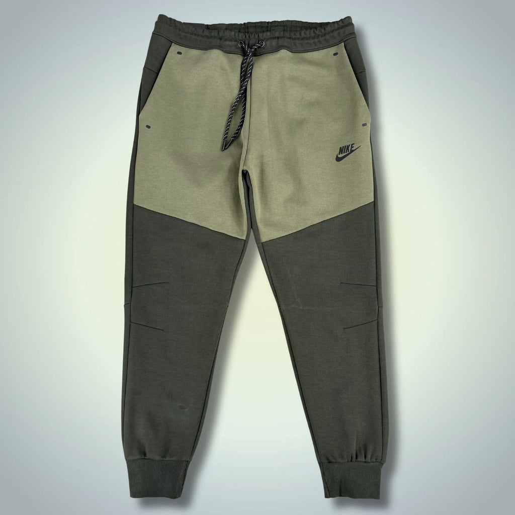 Nike Tech Fleece pánske športové nohavice, zelené-olivovo zelené. Premium kvalita