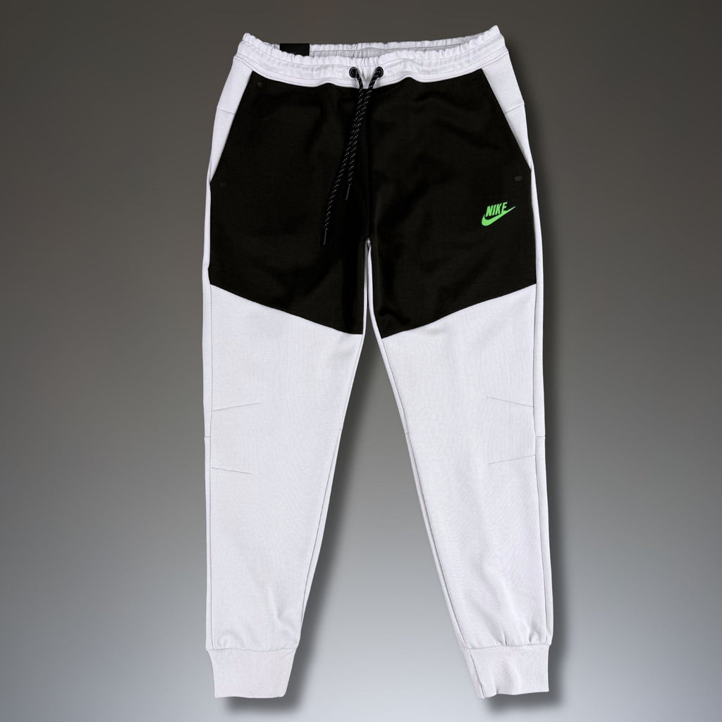 Nike Tech Fleece pánske športové nohavice, špinavo biele-čierne. Premium kvalita